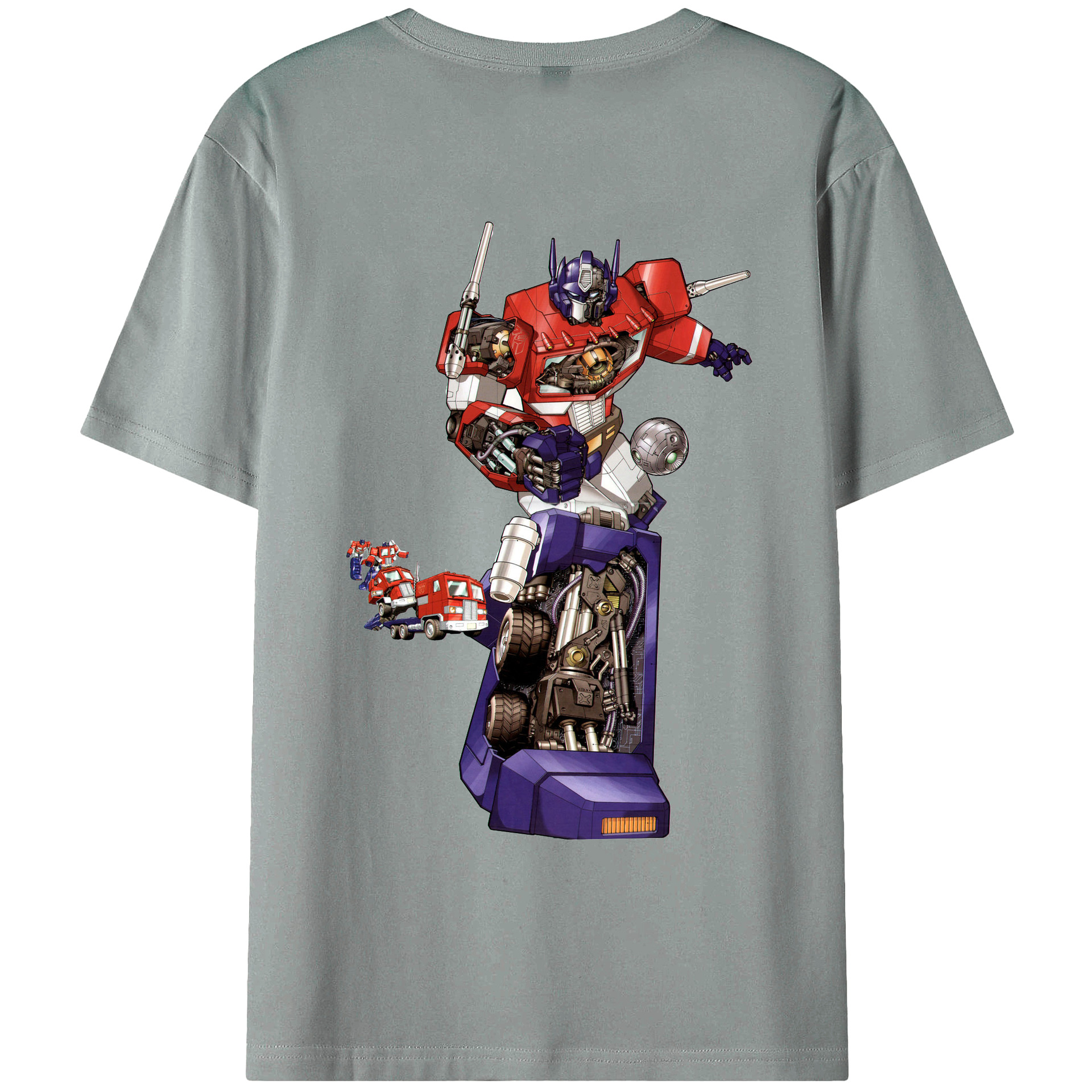（画像用）  綿100％ メンズ半袖Tシャツ（バックプリント） 通気性